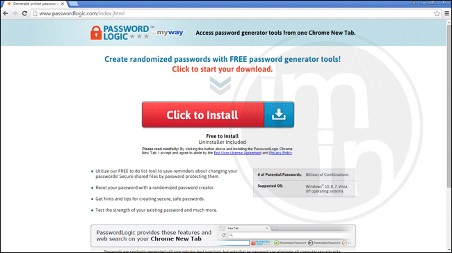 PasswordLogic Toolbar