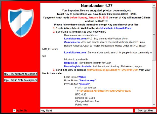 NanoLocker NanoLocker