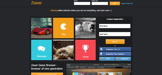 Zaxar Games Browser Zaxar Games Browser