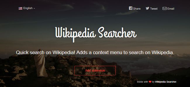Wikipedia Searcher Wikipedia Searcher