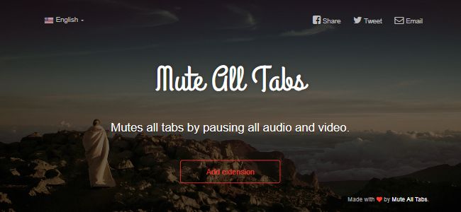 Mute All Tabs Mute All Tabs