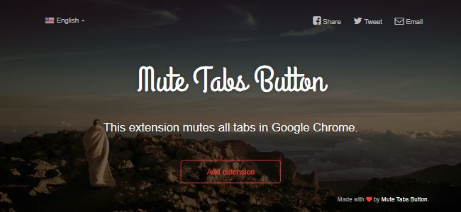 Mute Tabs Button Mute Tabs Button