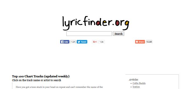 Lyricfinder.org Lyricfinder.org