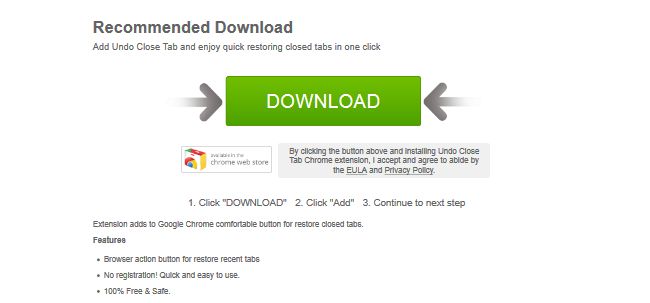 Undo Close Tab Undo Close Tab