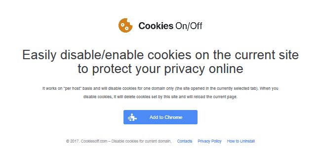 Cookies On-Off Cookies On-Off