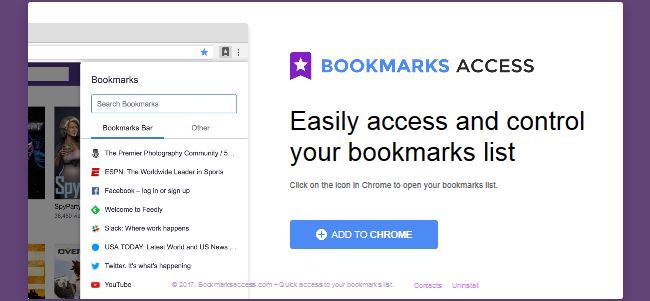Bookmarks Access Bookmarks Access