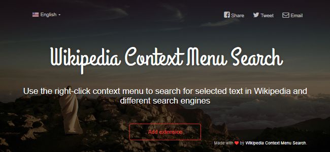 Wikipedia Context Menu Search Wikipedia Context Menu Search