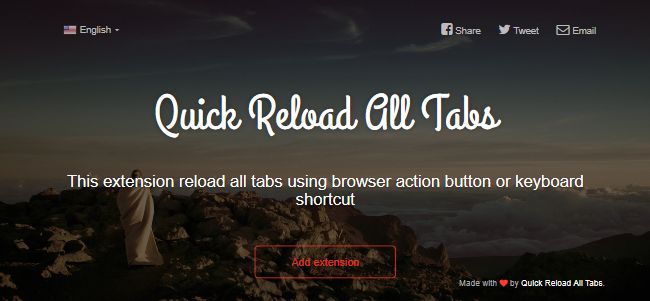 Quick Reload All Tabs Quick Reload All Tabs