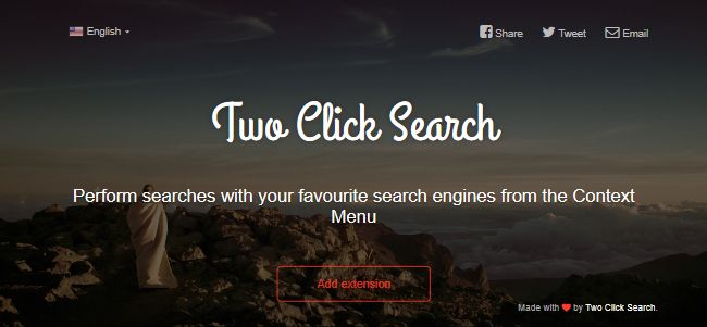 Two Click Search Two Click Search