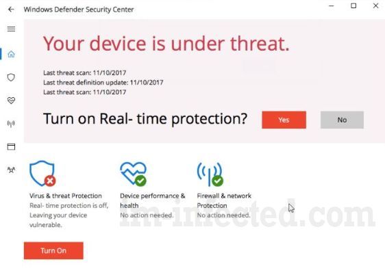 Your Device is Under Threat Your Device is Under Threat