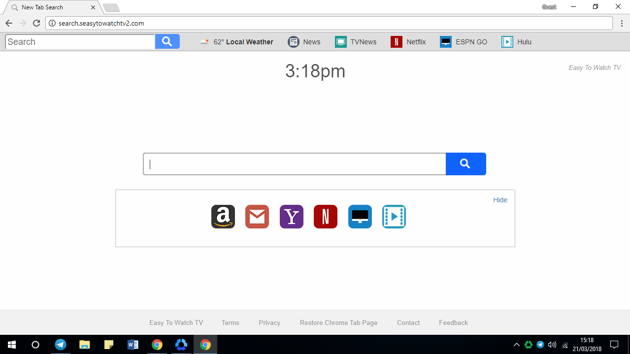 How to Remove Search.seasytowatchtv2.com from All Browsers
