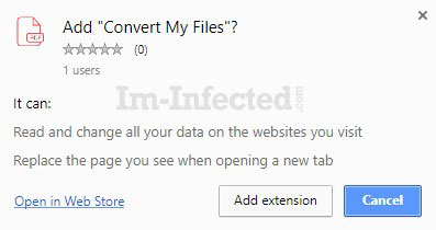 Convert-myfiles.link Extension Permissions