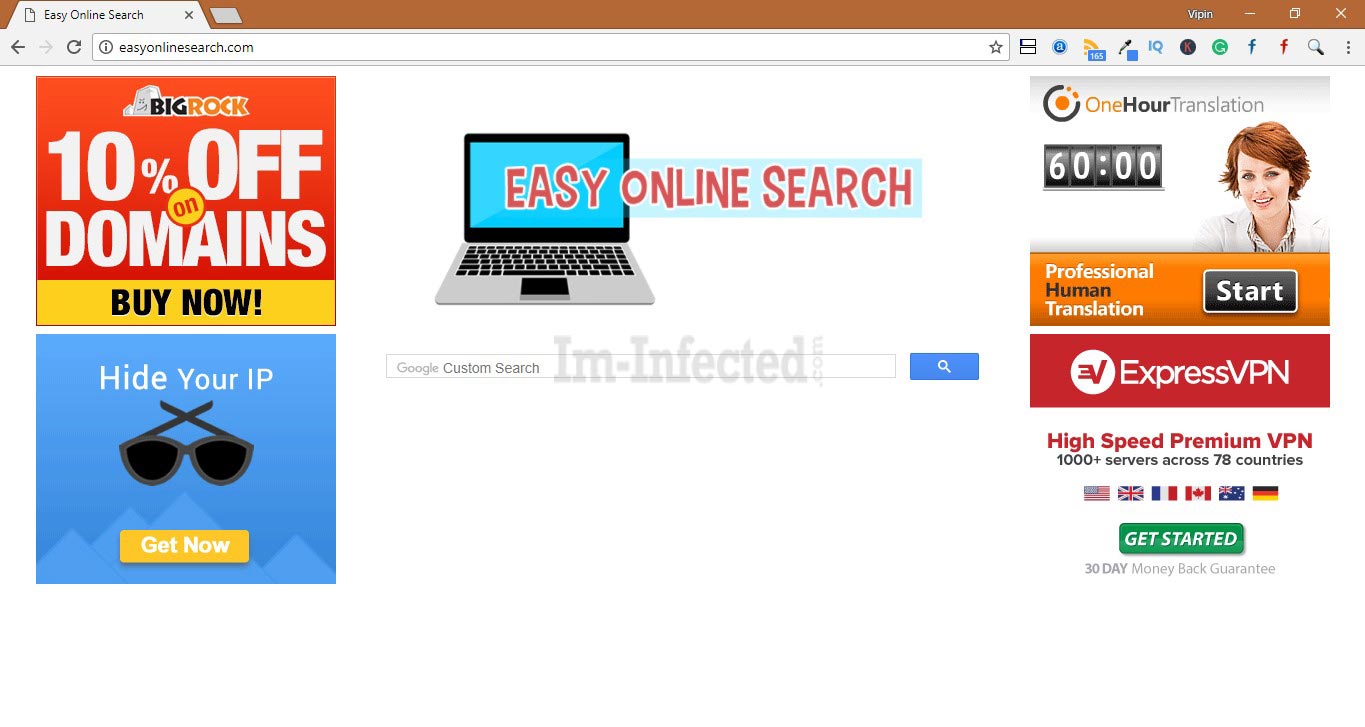 How to Remove Easyonlinesearch.com search hijacker