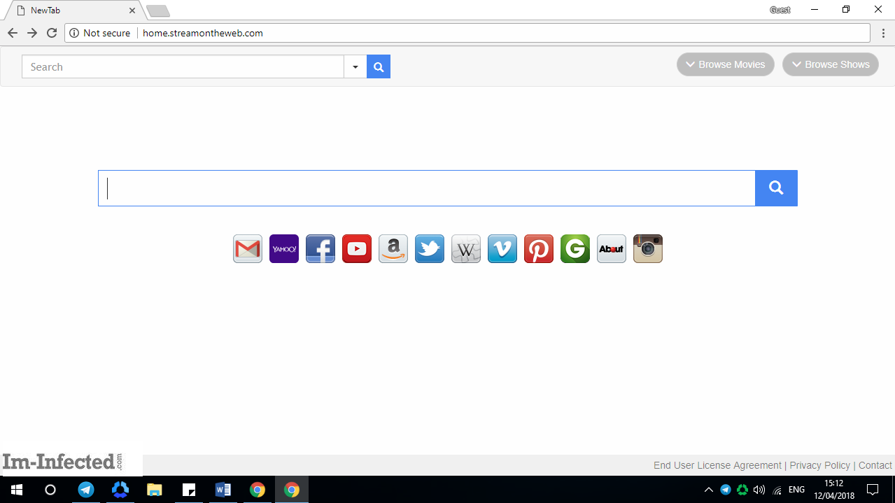 Remove Home.streamontheweb.com Malware from All Browsers