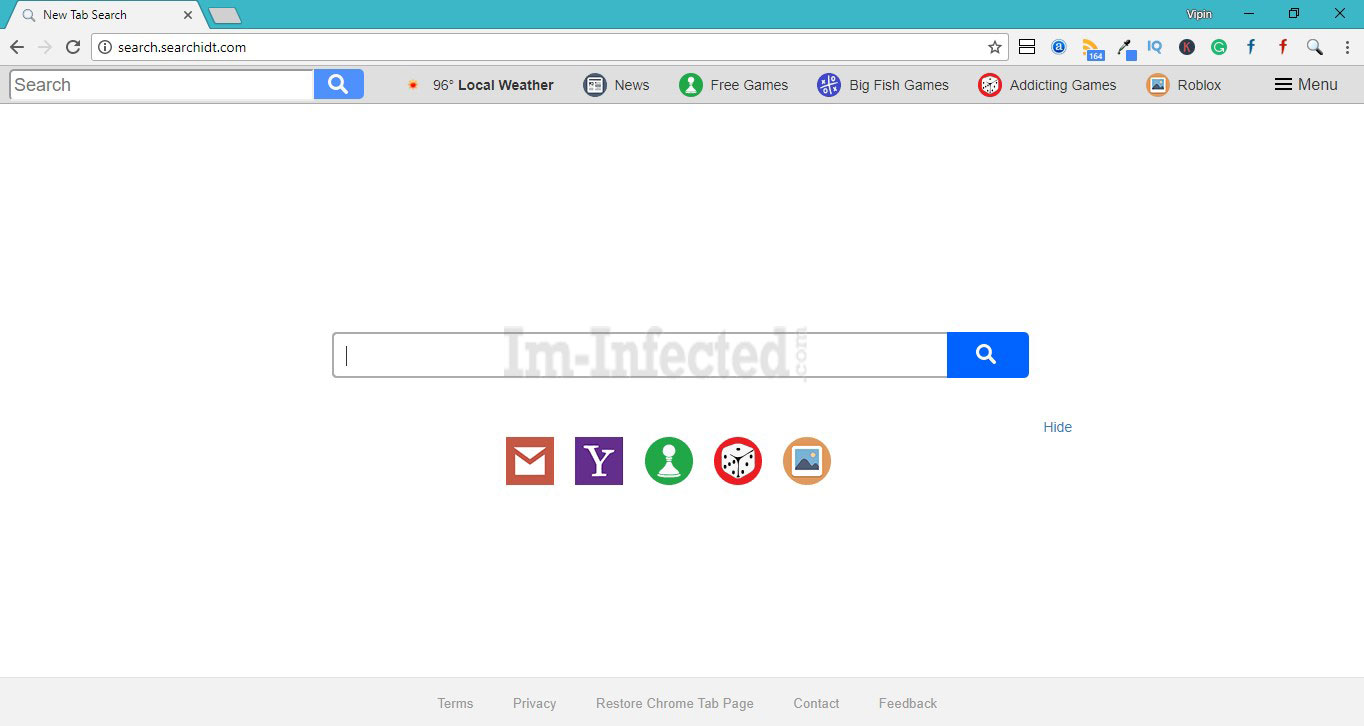 How to Remove Search.searchidt.com Hijacker