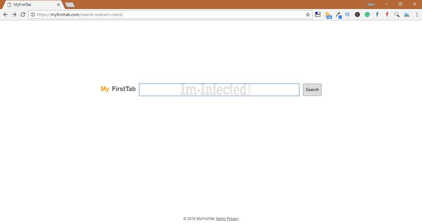 How to Remove MyFirstTab.com Redirect