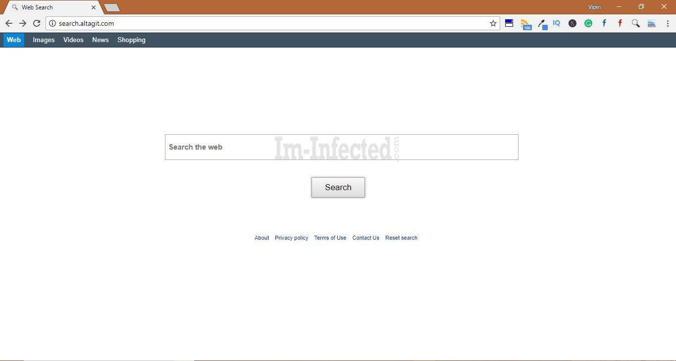 Remove Search.altagit.com Hijacker from All Browsers