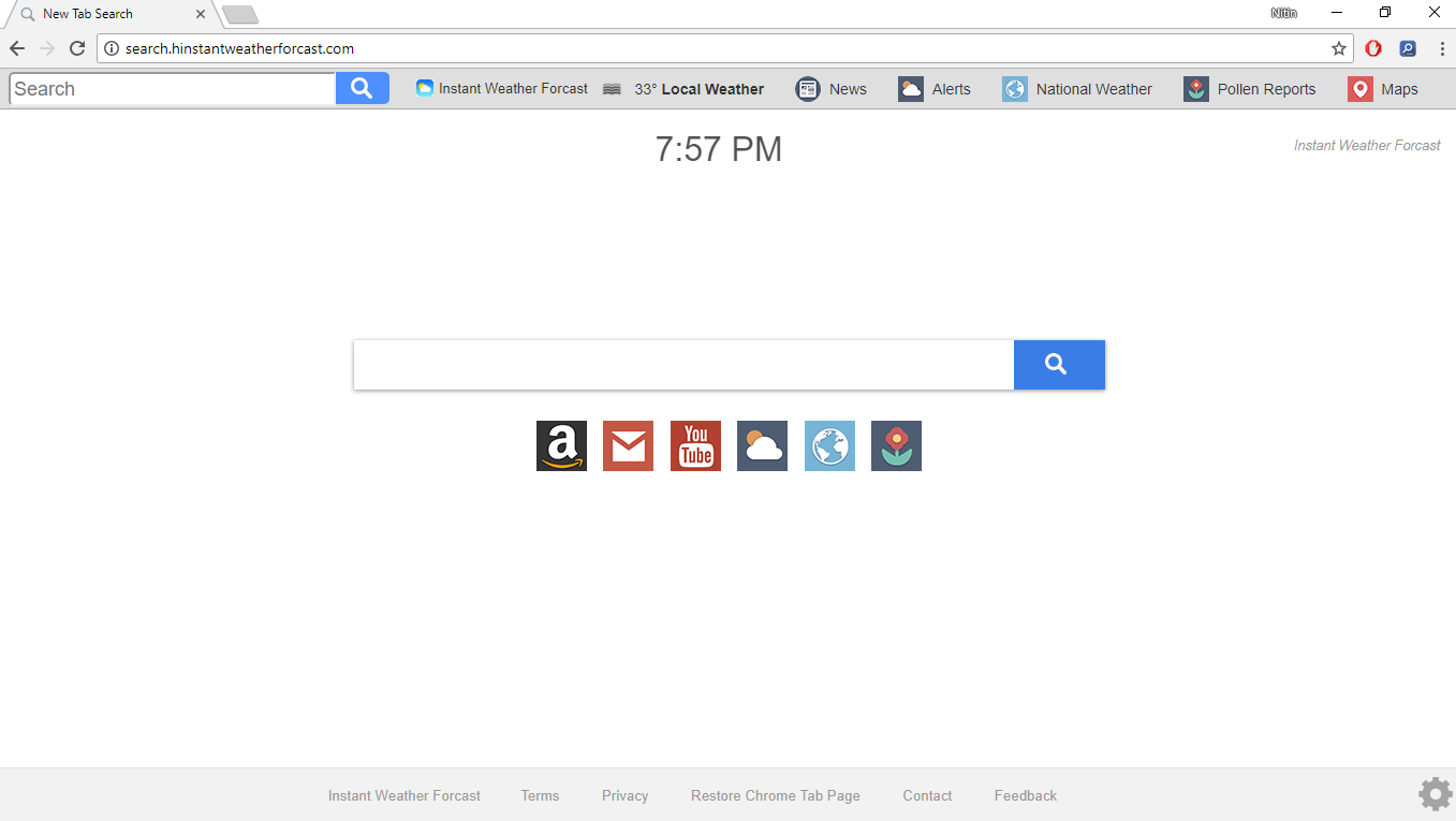 How to remove Search.hinstantweatherforcast.com