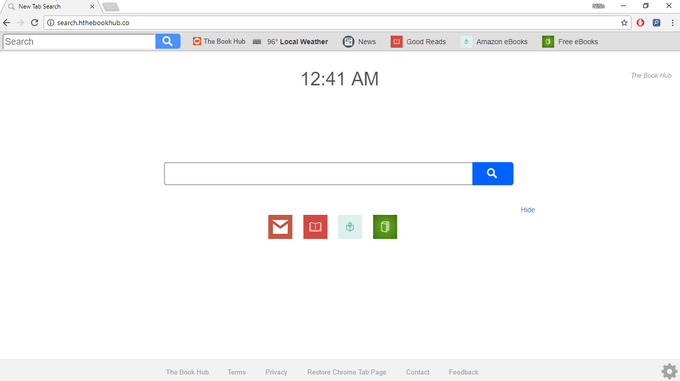 How to remove Search.hthebookhub.co