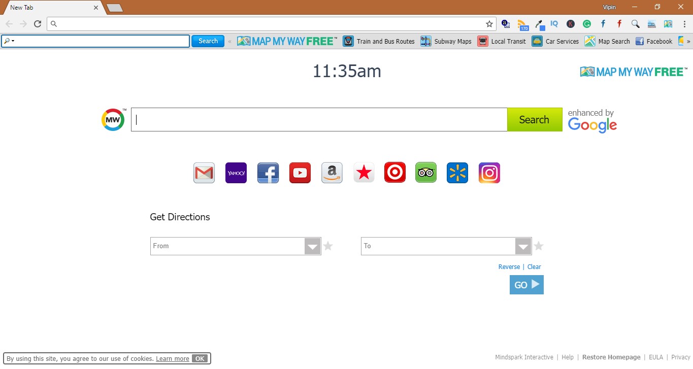 How to Remove MapMyWayFree Extension