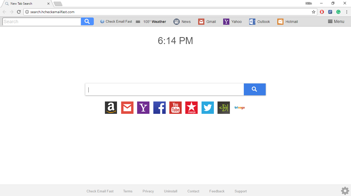 How to Remove Search.hcheckemailfast.com