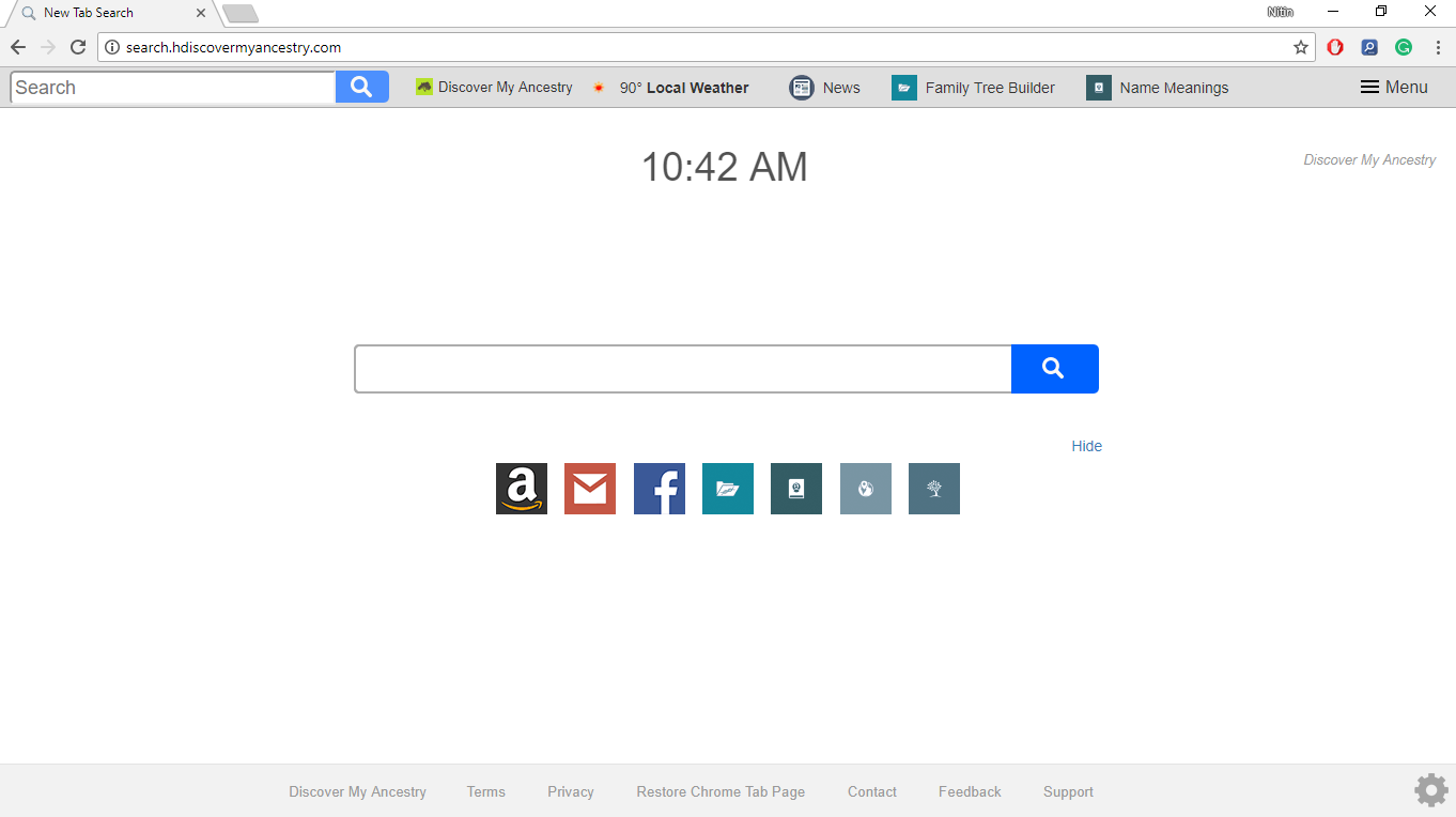 How to Remove Search.hdiscovermyancestry.com