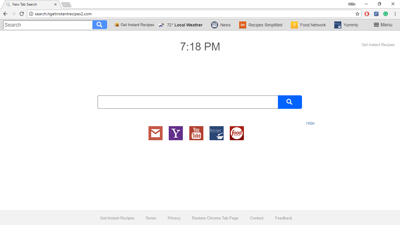 How to Remove Search.hgetinstantrecipes2.com