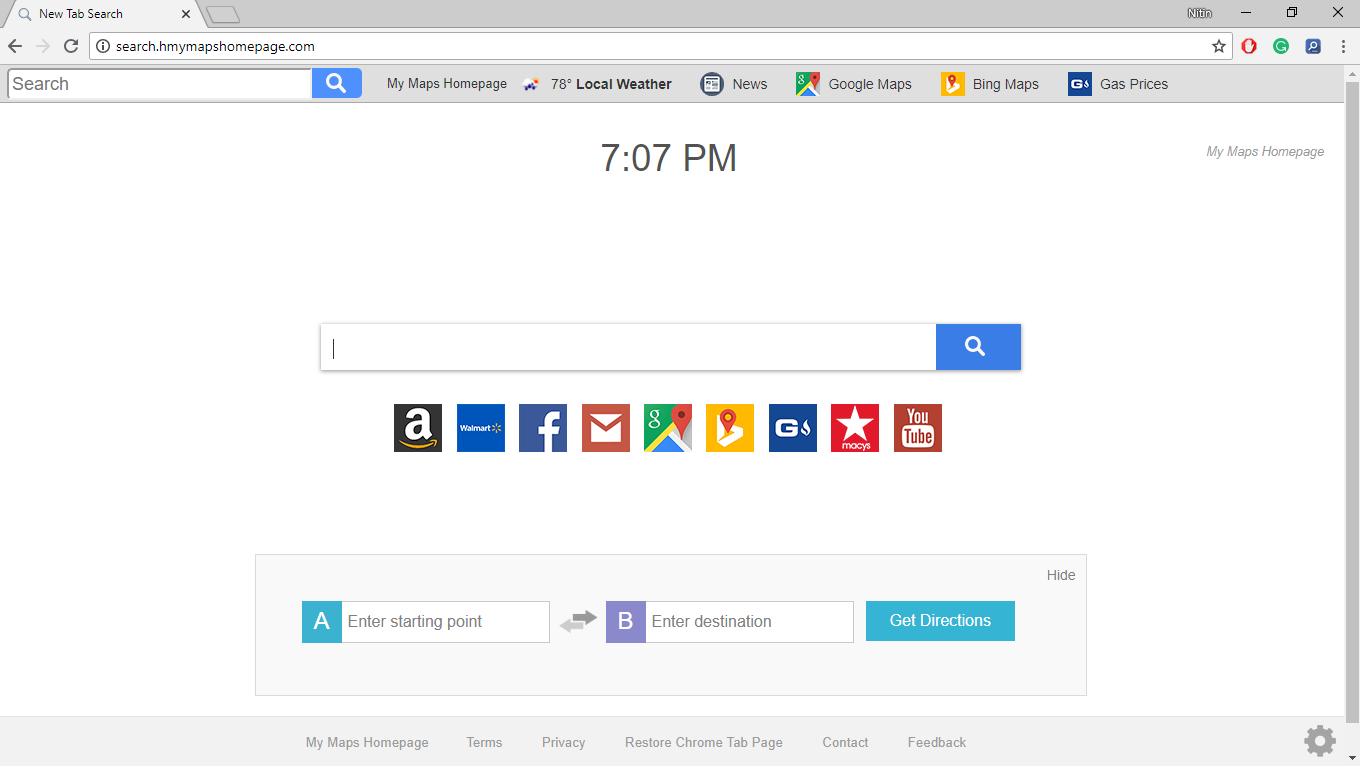 How to Remove Search.hmymapshomepage.com