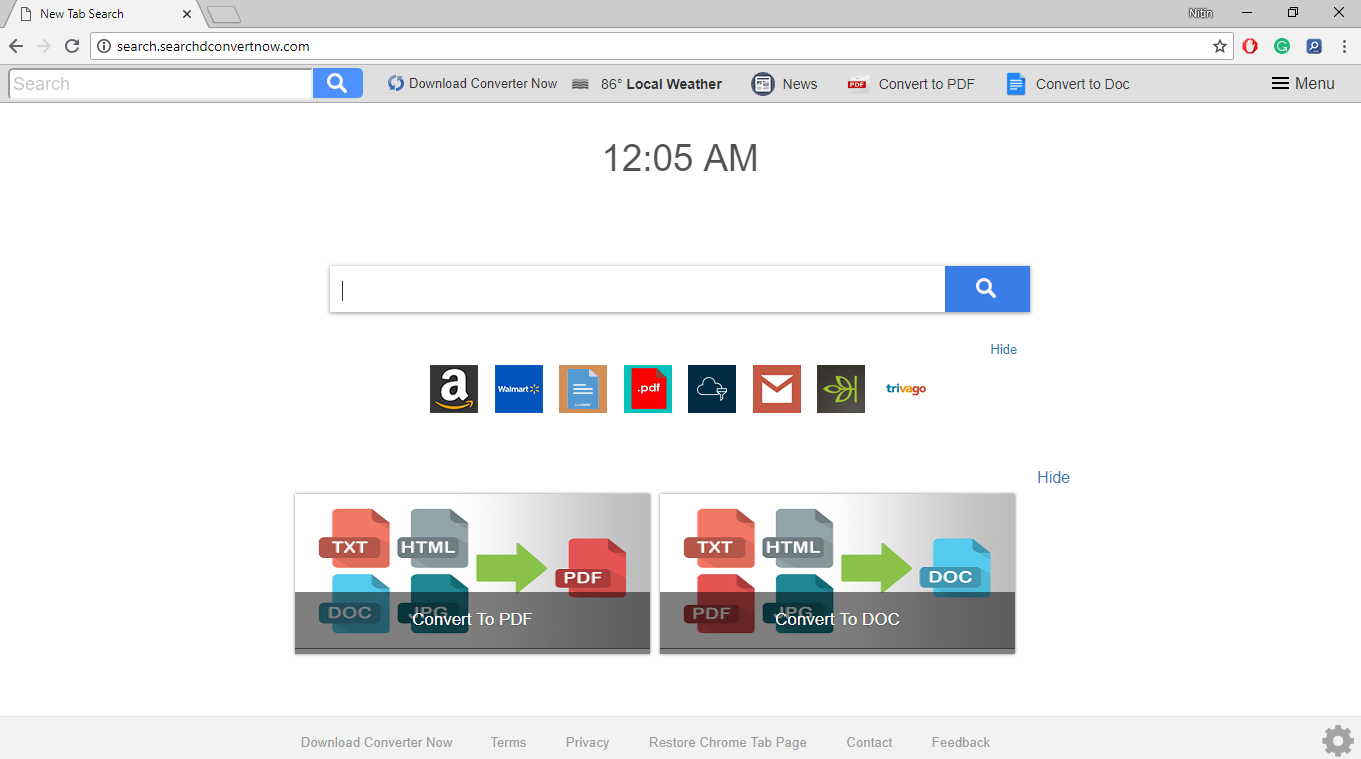 How to Remove Search.searchdconvertnow.com