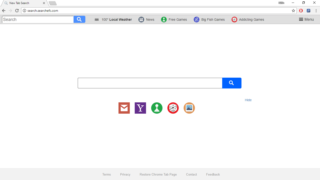 How to Remove Search.searchefc.com