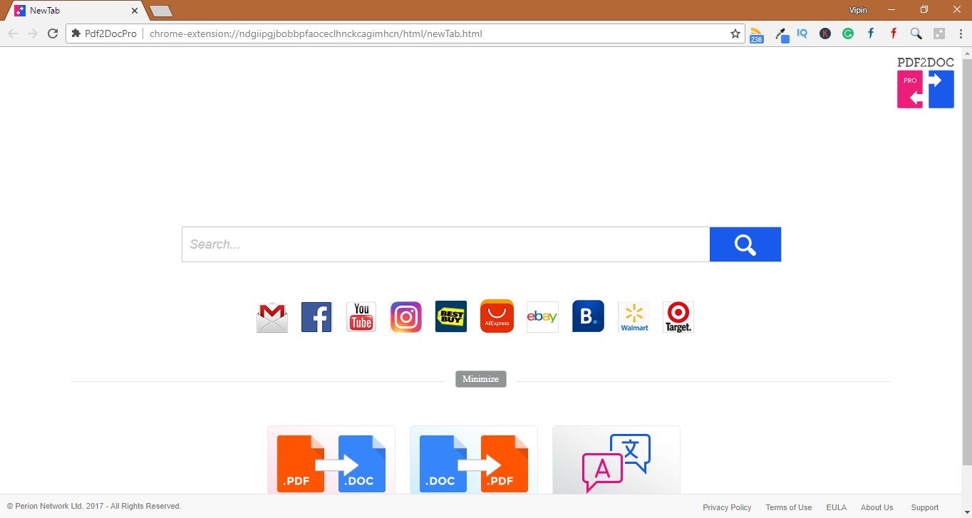 How to Remove Pdf2docpro Extension