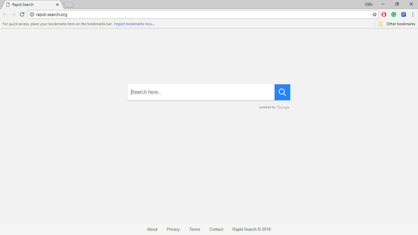 How to Remove Rapid-search.org