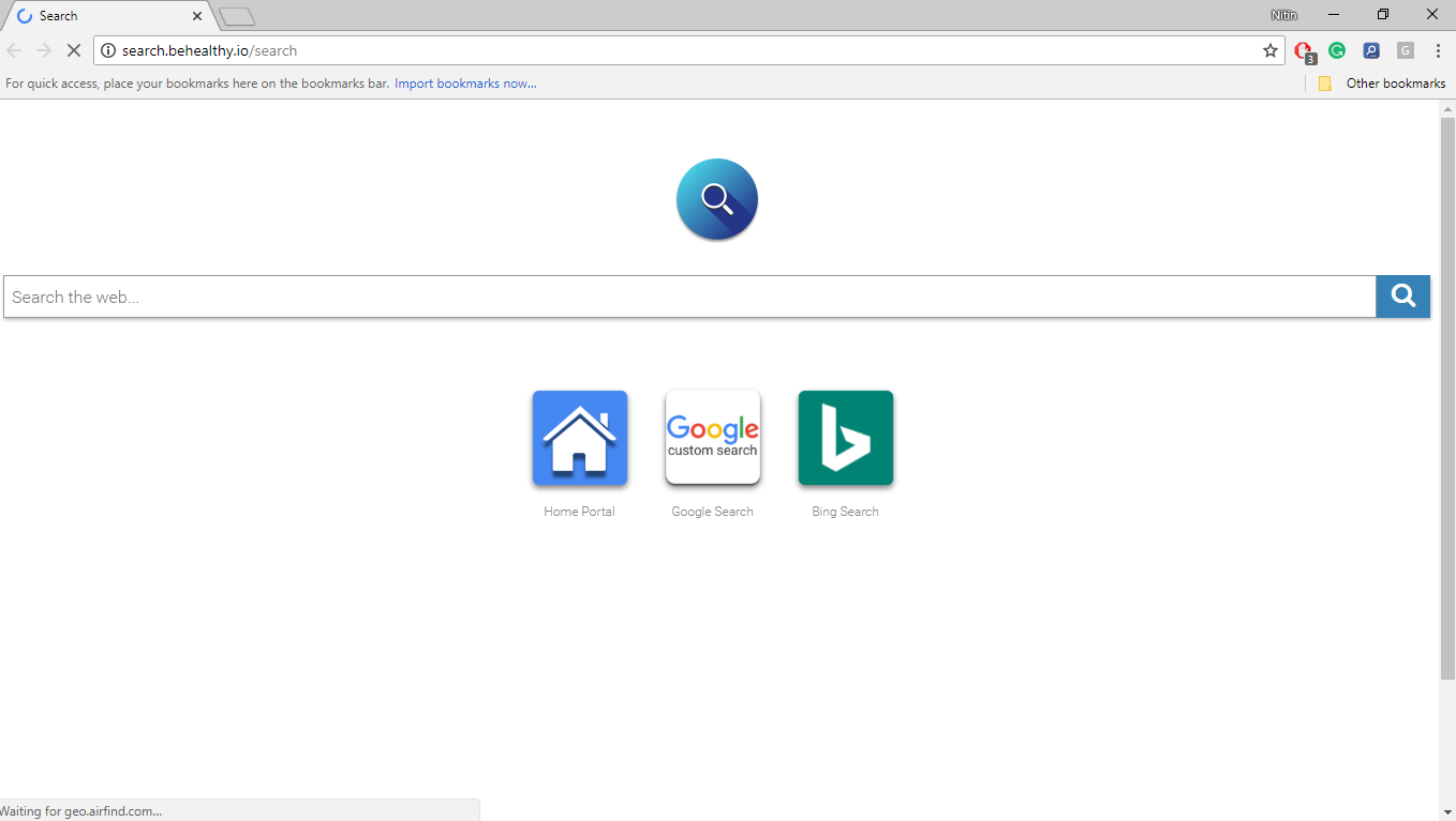 How to Remove Search.behealthy.io