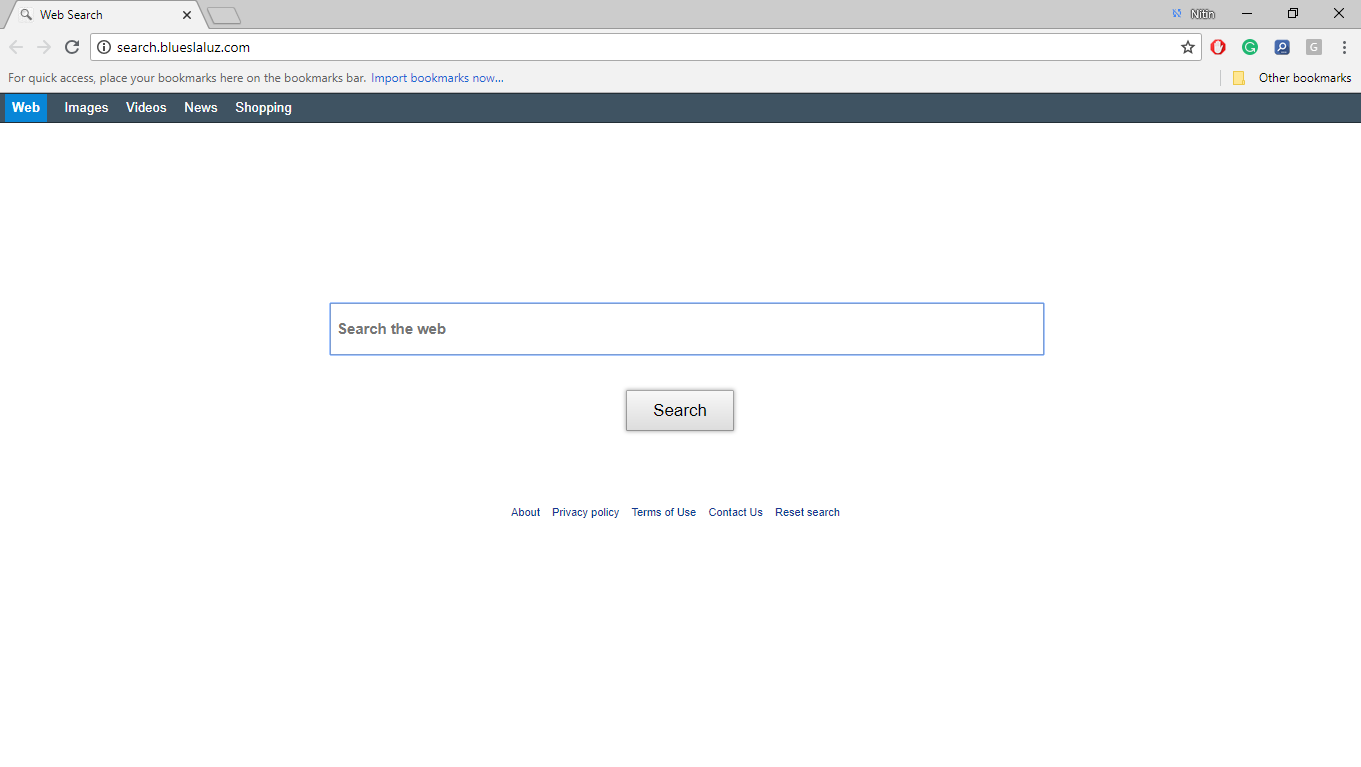 How to Remove Search.blueslaluz.com
