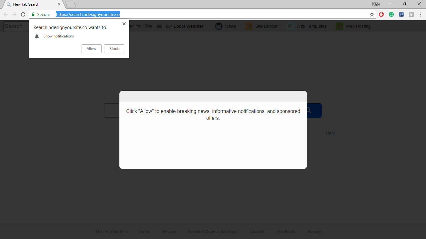 How to Remove Search.hdesignyoursite.co