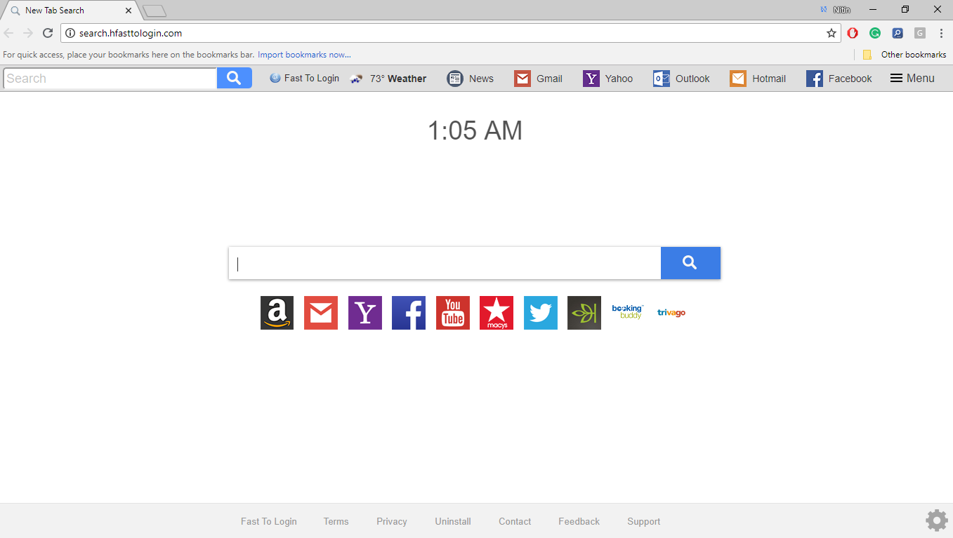 How to remove Search.hfasttologin.com