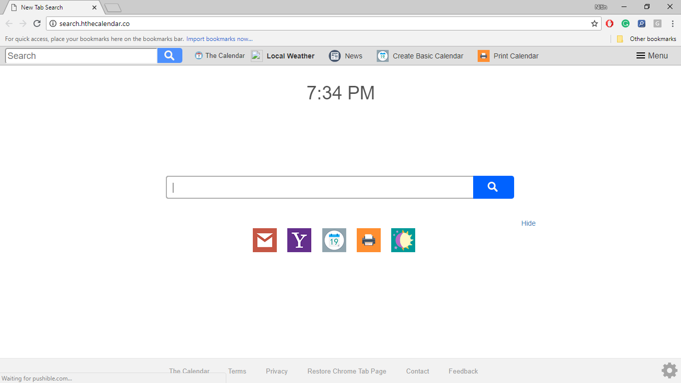 How to Remove Search.hthecalendar.co