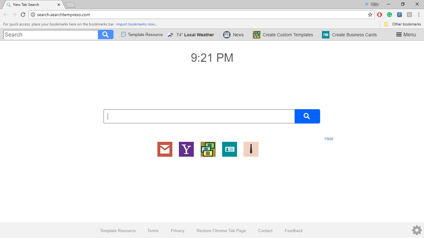 How to remove Search.searchtempreso.com