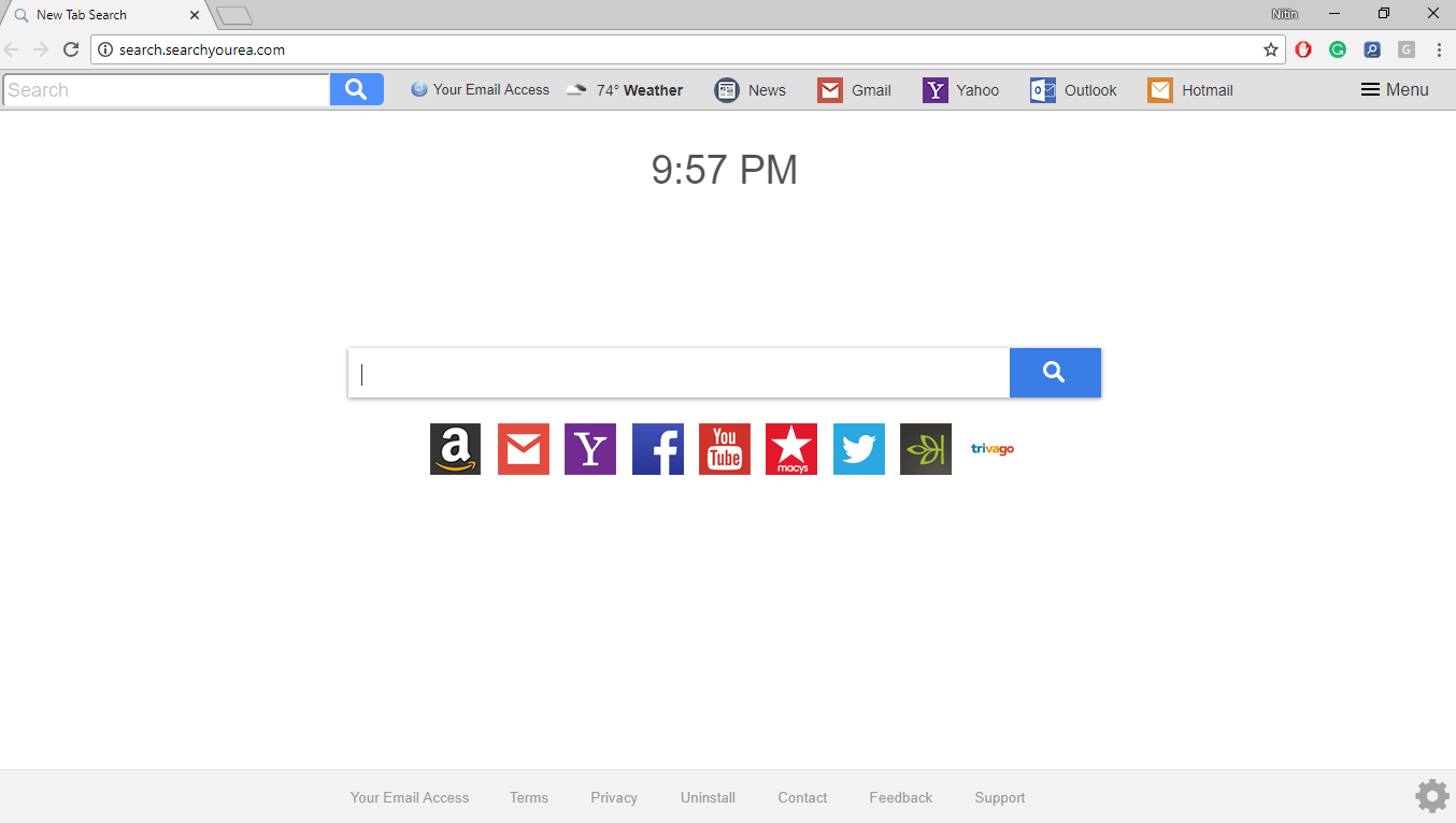 How to Remove Search.searchyourea.com