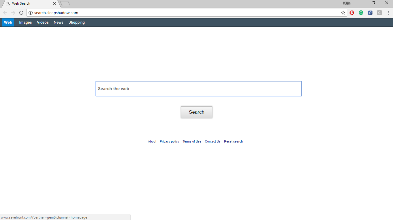 How to Remove Search.sleepshadow.com