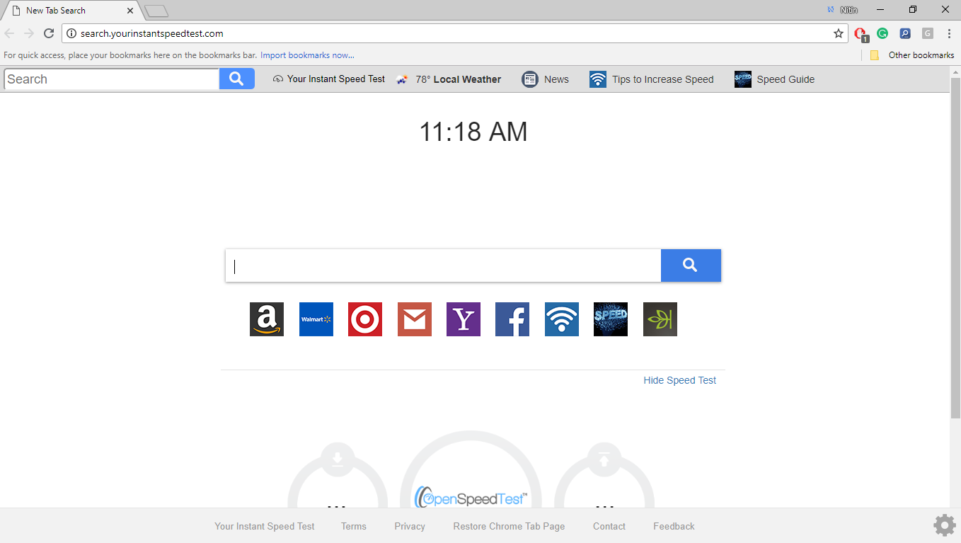 How to remove Search.yourinstantspeedtest.com