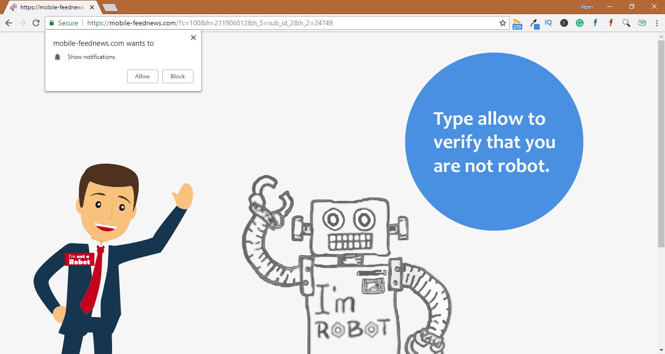 How to Remove Mobile-feednews.com Pop-up
