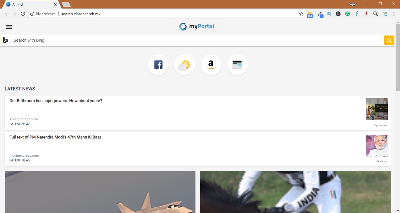 How to Remove Search.clarosearch.mx