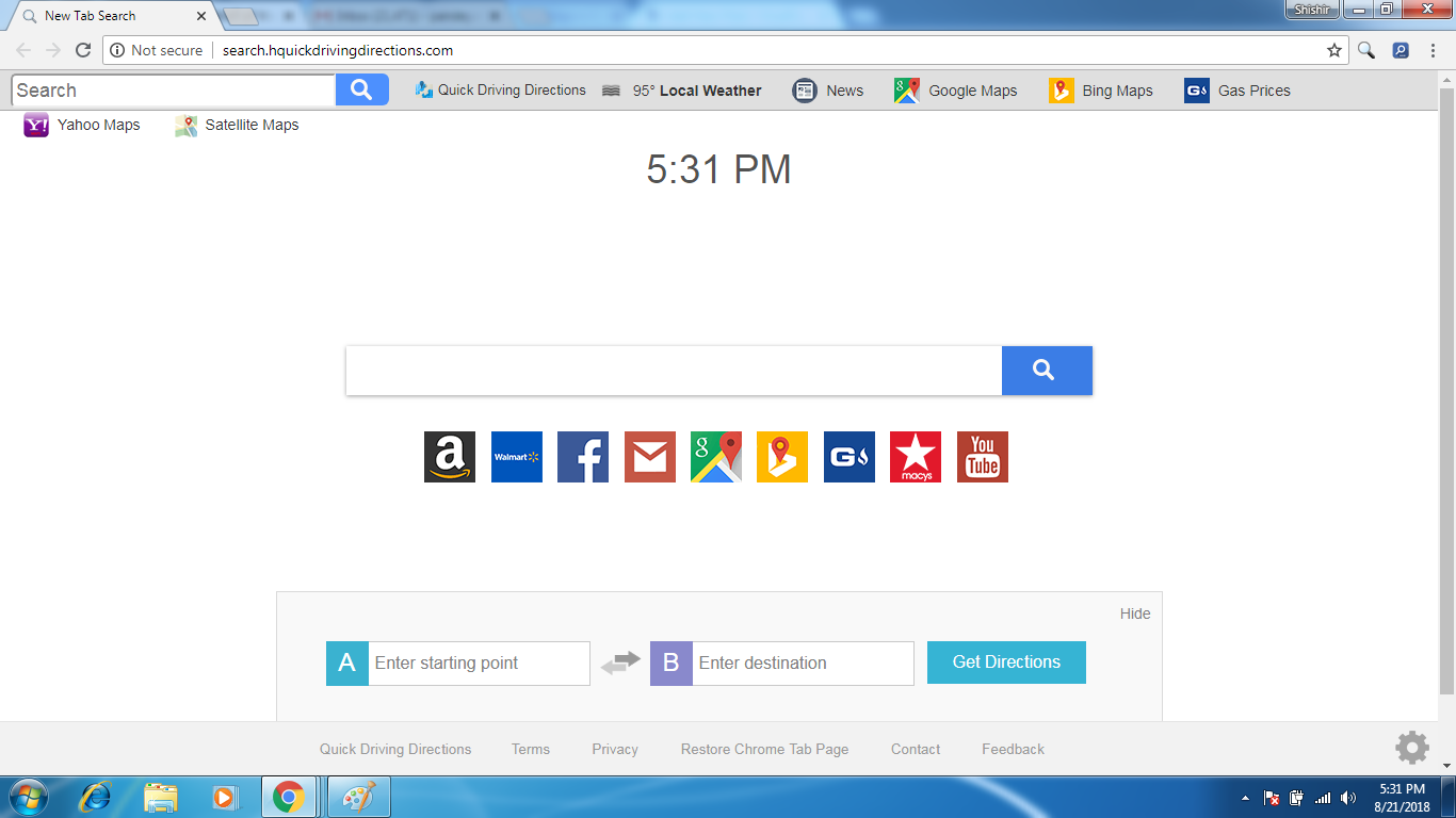 How to remove Search.hquickdrivingdirections.com