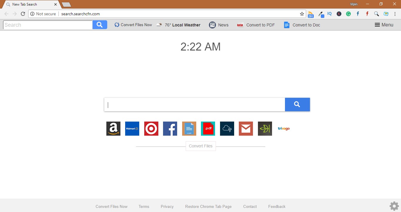 How to Remove Search.searchcfn.com