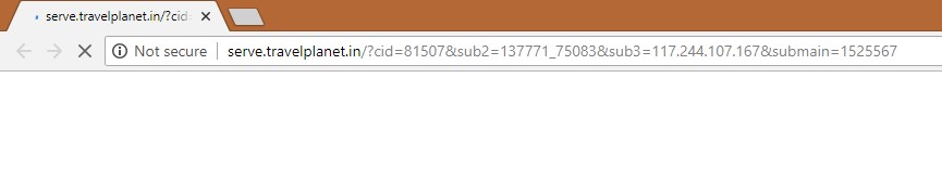 How to remove Serve.travelplanet.in