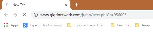 How to remove Gigdnetwork.com Redirect
