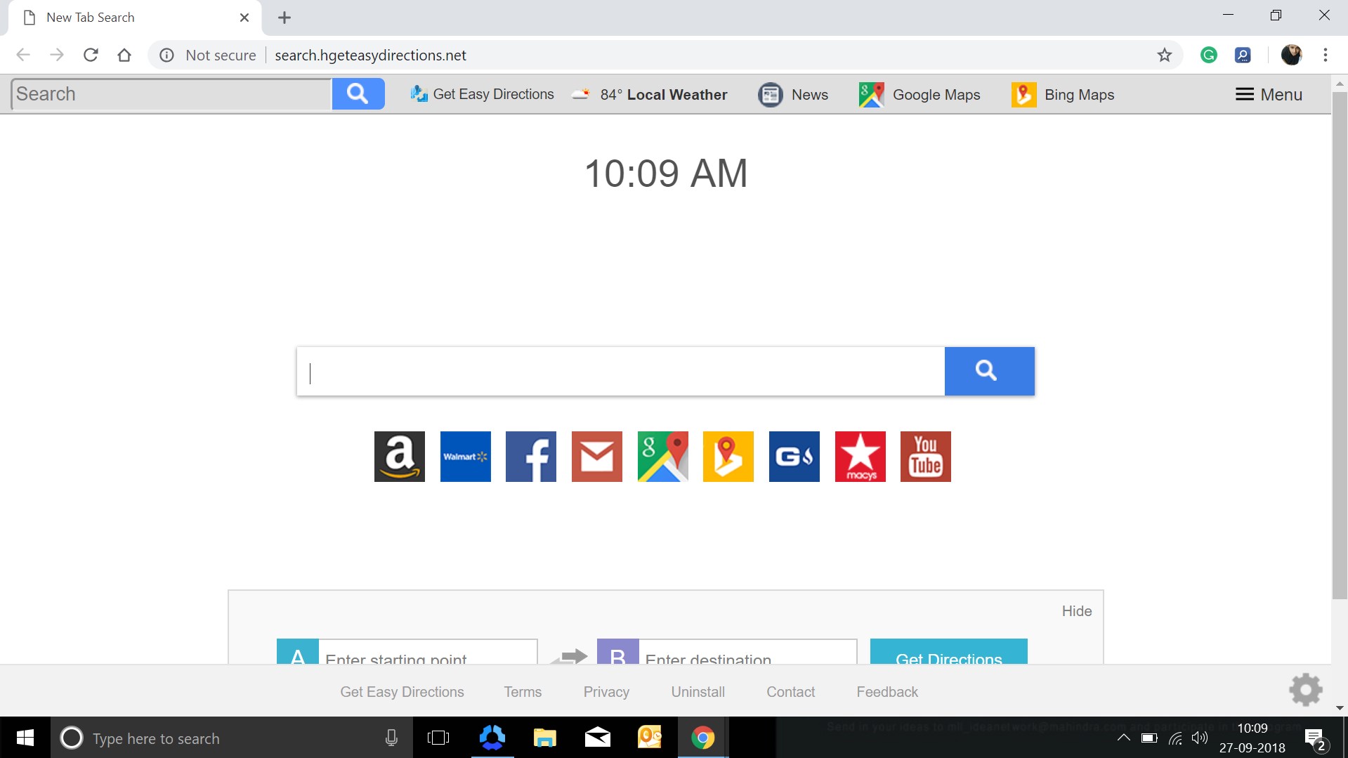 How to remove Search.hgeteasydirections.net