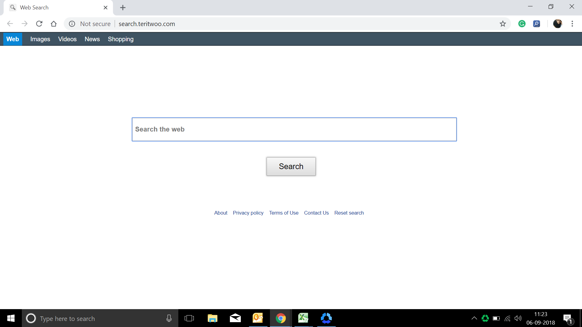 How to remove Search.teritwoo.com