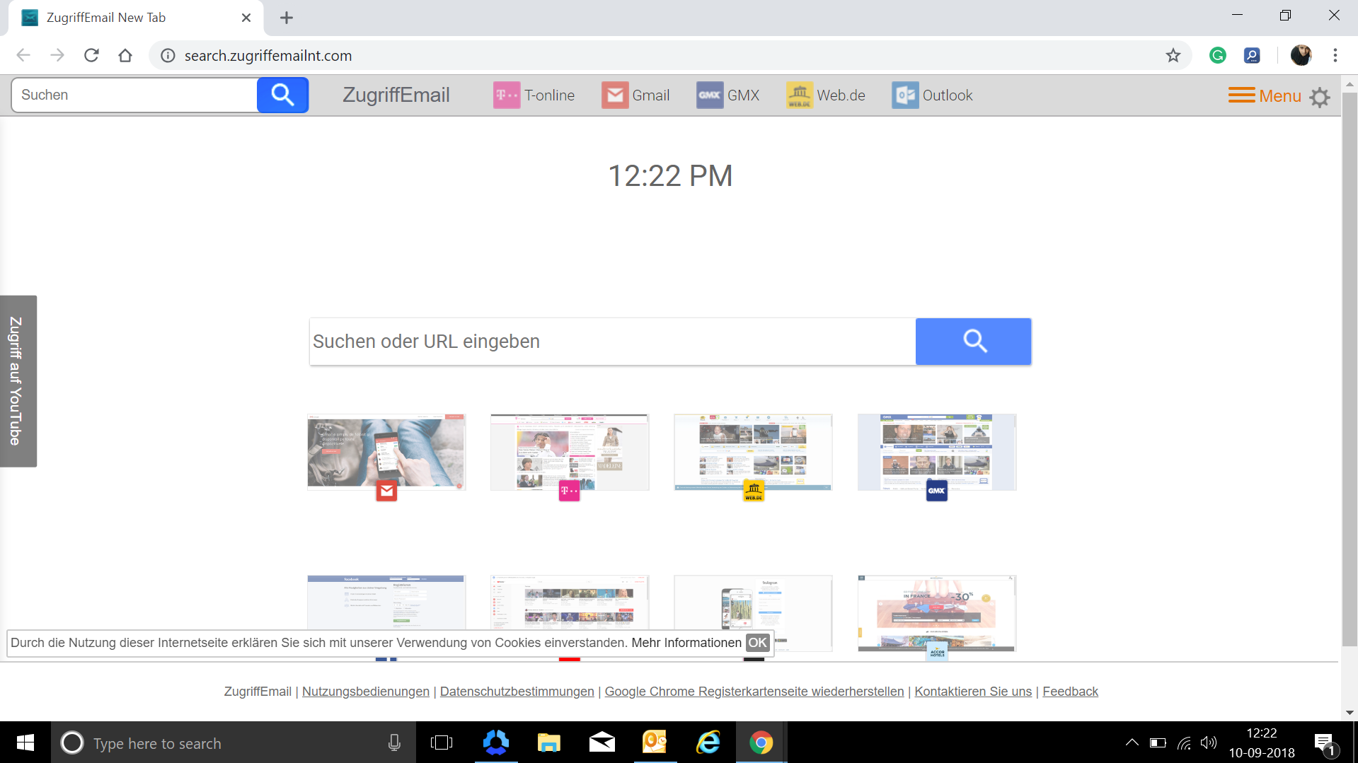 How to remove Search.zugriffemailnt.com